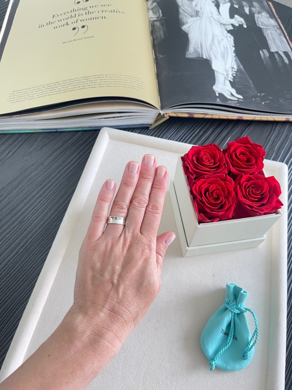 Tiffany & Co. 1837 Ring in Silver, Medium size 5.5 NEW $495